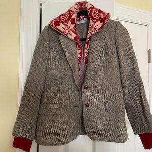 One-of-a-kind Blazer with Sweater